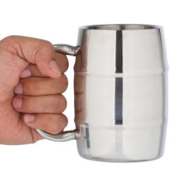 Shipping from USA Stainless steel beer on draft beer mug of milk a cup of coffee milk tea cup 17OZ