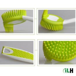 Shipping from USAErgo Grips Soap Dispensing Brush Kitchen Dual-Use Washing Brush Dish Cleaning Supplies for Dish and Wok