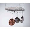 Square Stainless Steel Ceiling Hanging Pot Rack