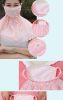 Lace Mask Thin veil Outside Mask Neck scarf Masks Cycling Masks Watermelon Red