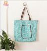 Foldable Reusable Bag Grocery Shopping Tote Bag Shopper Bag, BLUE