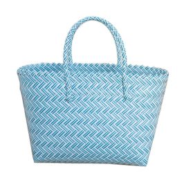 Colorful Woven Shopping Basket Woven Tote Bag Shower Basket #01