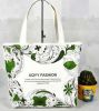Durable Shoulder Portable Shopping Bag File Archive Bags Green