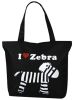 Durable Shoulder Portable Shopping Bag File Archive Bags Zebra