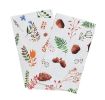Set of 18 Paper Treat Bags Party Favor Bags Printing Candy Bags, Plant