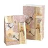 Set of 18 Paper Treat Bags Party Favor Bags Printing Candy Bags, Flower