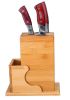 Creative Bamboo Knife Rack/Holder/Storage Knife Blocks for Kitchen Cuboid