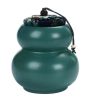 [Gourd Green] Ceramic Tea Canister Portable Coffee Jar Sealed Tea Caddy