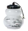 [Gourd] Ceramic Tea Canister Portable Coffee Jar Sealed Tea Caddy