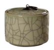 [L] Ceramic Tea Canister Portable Coffee Jar Sealed Tea Caddy