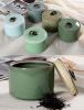 [L] Ceramic Tea Canister Portable Coffee Jar Sealed Tea Caddy