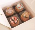 Set Of 10 Square Cute Cookies Box Baking Packaging Food Boxes Colorful