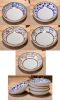 Set Of 5 Plum Blossom Ceramic Saucer/Dishes Restaurant Tableware Random Style