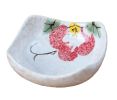 [Flower] - Porcelain Saucer for Sushi Small Salad Saucer, 2PCS