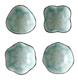 Sets Of 4 Ceramic Sauce Dishes Creative Restaurant Tableware -3