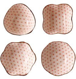 Sets Of 4 Ceramic Sauce Dishes Creative Restaurant Tableware #6