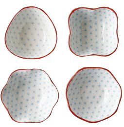 Sets Of 4 Ceramic Sauce Dishes Creative Restaurant Tableware #7