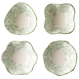 Sets Of 4 Ceramic Sauce Dishes Creative Restaurant Tableware #11