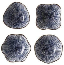 Sets Of 4 Ceramic Sauce Dishes Creative Restaurant Tableware #12