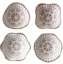Sets Of 4 Ceramic Sauce Dishes Creative Restaurant Tableware #15