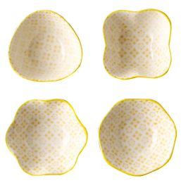 Sets Of 4 Ceramic Sauce Dishes Creative Restaurant Tableware #16