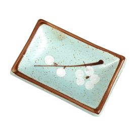 Rectangular Ceramic Sauce Dishes Restaurant Tableware 3PCS