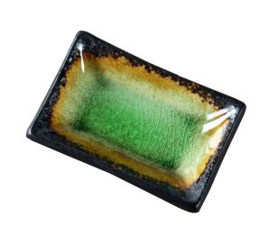 Rectangular Ceramic Sauce Dishes 3PCS Creative Restaurant Tableware