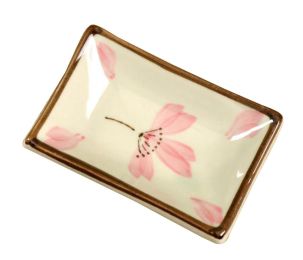 [8 * 5.5cm] 3PCS Rectangular Ceramic Sauce Dishes Restaurant Tableware #4