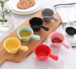 4PCS Round Ceramic Sauce Dishes Restaurant Tableware #3