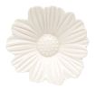 Ceramic Dishes Seasoning Dishes Sauce Plates for Soy Wasabi Flowers [White]