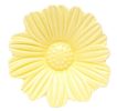 Ceramic Dishes Seasoning Dishes Sauce Plates for Soy Wasabi Flowers [Yellow]