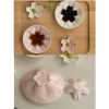 Ceramic Dishes Seasoning Dishes Chopstick Rack Set [Pink]