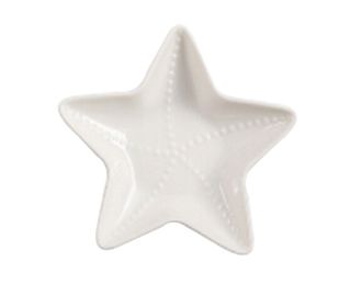 Set of 2 Ceramic Dishes Seasoning Dishes for Soy Sauce [White]