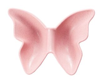Set of 3 Dishes Seasoning Dishes for Sauce Butterfly [Pink]