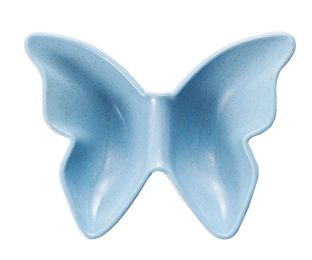 Set of 3 Dishes Seasoning Dishes for Sauce Butterfly [Blue]