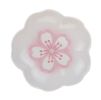 Set Of 2 Zakka Sakura Flower-Shaped Porcelain Sauce Dishes&Saucers [Pink]