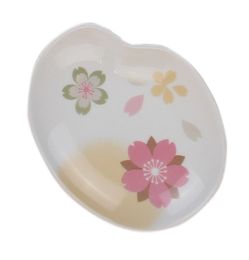 Set Of 2 Lovely Zakka Flower Porcelain Sauce Dishes&Saucers For Home