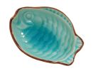 Set of 4 Zakka Multi-Purpose Fish-Shaped Sauce Dishes 9x6.5cm [Shallow Blue]