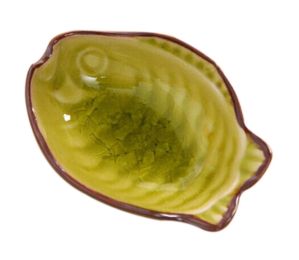 Set of 4 Zakka Multi-Purpose Fish-Shaped Sauce Dishes 9x6.5cm [Yellow]