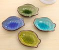 Set of 4 Zakka Multi-Purpose Fish-Shaped Sauce Dishes 9x6.5cm [Yellow]