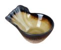 Set of 3 Creative Shape Sauce Dishes&Dessert Bowl [Black&Gold]