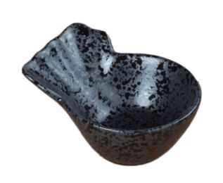 Set of 3 Creative Shape Sauce Dishes&Dessert Bowl [Black]