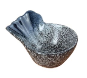Set of 3 Creative Shape Sauce Dishes&Dessert Bowl [The color of Stone]