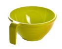Creative Melamine Noodle/Soup/Fruit Bowl with Handle Green