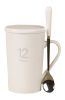 Creative Cup Coffee Milk Tea Ceramic Mug Cup Number '12' WHITE