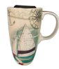 Sailboat Mug Big Coffee Mugs Hand Painted Funny Mug Coffee/Tea/Juice/Milk Mugs