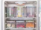 Food Storage Bins Box Grain Crisper with Handle