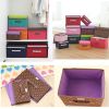 Colorful Love Foldable Non-woven Storage Box with Lid
