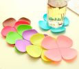 Set of 6 Lovely Non-Slip Waterproof Silicone Flower-Shaped Coaster