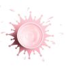 Set of 4 High Quality Wool Felt Coasters Creative Spatter Insulation Pads Pink